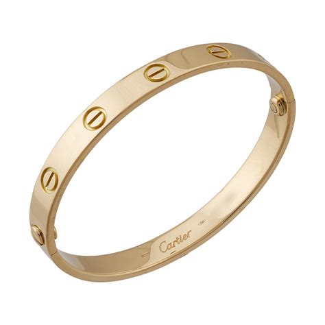 cartier bangle 18k gold